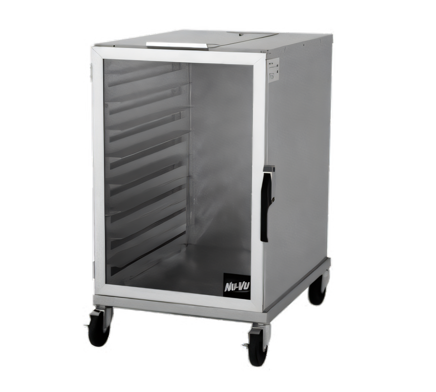 Product image #1 for NU-VU Half-Height Enclosed Bread Cabinet with Clear Lexan Lift-Off Door, 9 Pan Capacity