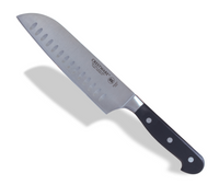 Crestware 7-Inch Forged Santoku Knife, High Carbon German Steel