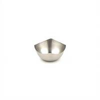 American Metalcraft Squound 3 oz Square Stainless Steel Snack Bowl