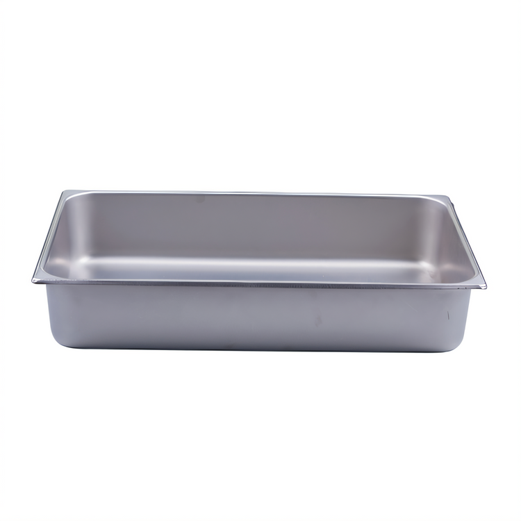Product image #1 for Vintage Stainless Steel Water Pan for 8 Qt Rectangular Chafer