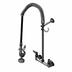 Thumbnail image #1 for T&S Brass EasyInstall B-0133-B-22R Wall-Mount Pre-Rinse Mixing Faucet with 22-Inch Riser and 44-Inch Hose