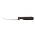 Thumbnail image #1 for American Metalcraft 5-Inch Stamped Steak Knife with Rounded Tip and Jumbo Black Plastic Handle