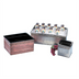 Thumbnail image #1 for Cal-Mil 10 x 12 x 6-1/2-Inch Copper-Colored Stainless Steel Ice Housing with Removable Polycarbonate Pan