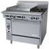 Thumbnail image #1 for Garland Cuisine Series 36-Inch Heavy Duty Gas Combination Top Range with 24-Inch Left Griddle, 2 Open Burners, and Convection Oven