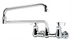 Thumbnail image #1 for Krowne Royal Series Splash-Mounted Commercial Faucet with 24-Inch Jointed Spout, 8-Inch Centers