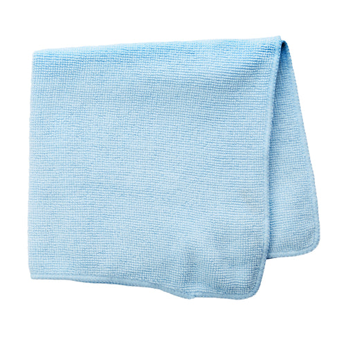 Product image #1 for Rubbermaid Commercial Products Light-Duty Bleach-Safe Microfiber Cleaning Cloth, 16 x 16 Inch, Blue