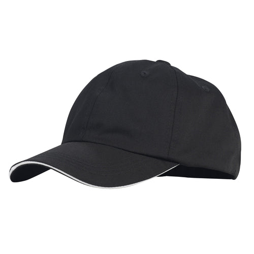 Product image #1 for Signature Chef Adjustable Baseball Cap, Black, 65/35 Poly-Cotton Blend