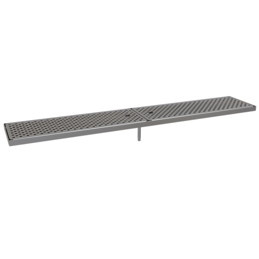 Product image #1 for Glastender Surface Mount Stainless Steel Drain Pan, 44 x 8 Inches