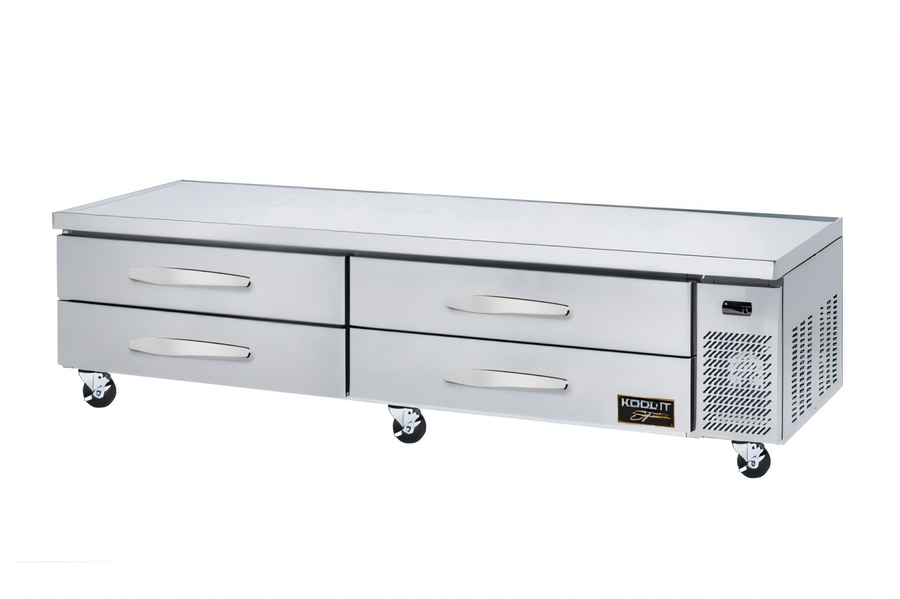 Product image #1 for Kool-It Signature 96-Inch 4-Drawer Refrigerated Chef Base Refrigerator with Stainless Steel Top