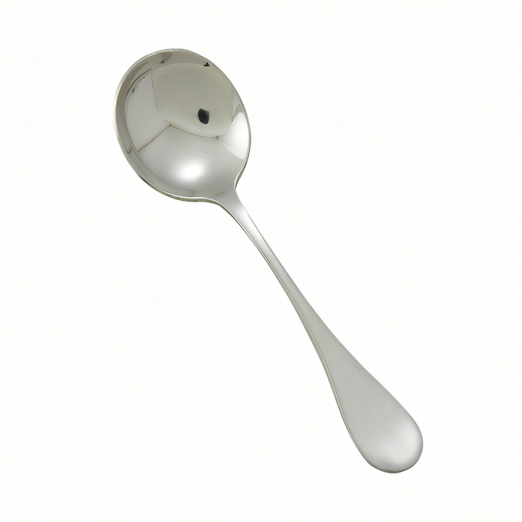 Product image #2 for Winco Venice 6-1/4 Inch Bouillon Spoon, 18/8 Stainless Steel, Extra Heavy Weight, Mirror Finish