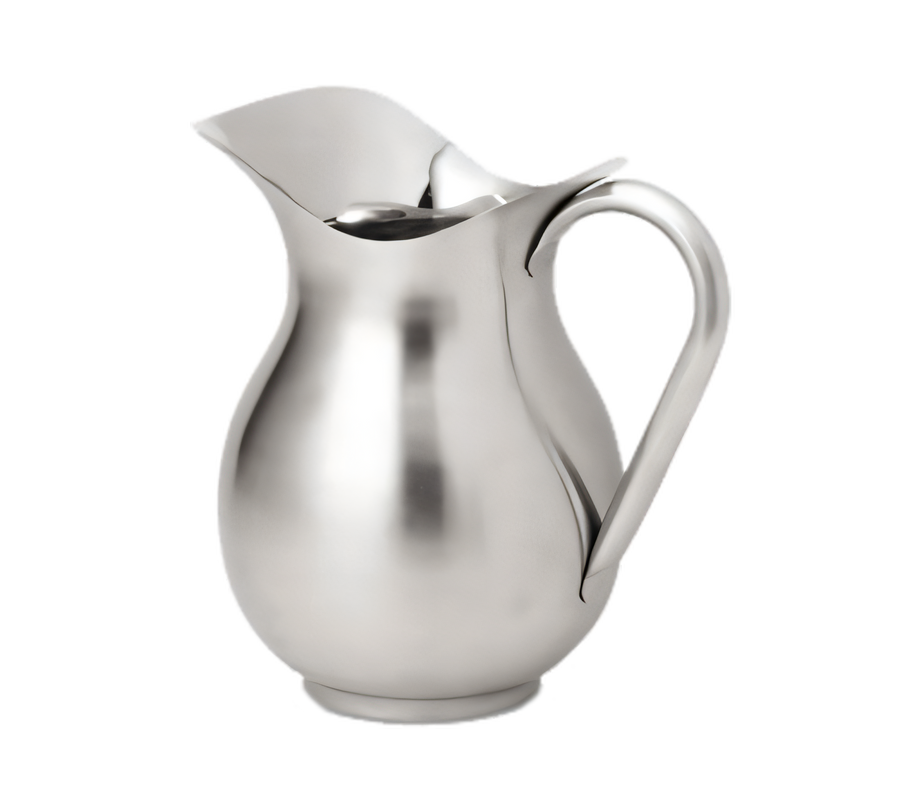 Product image #1 for Vollrath 3 Quart Stainless Steel Water Pitcher with Ergonomic Handle