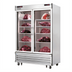 Thumbnail image #1 for Everest Refrigeration EDA2 Two-Section Dry Aging & Thawing Cabinet, 50.0 Cu. Ft., Glass Doors, Bottom Mount