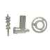 Thumbnail image #2 for Omcan #12 Meat Grinder Head Cylinder, Ring & Worm Replacement Part for Model 10051