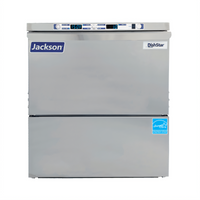 Jackson DishStar ADA-SEER ADA-Compliant High Temperature Sanitizing Undercounter Dishwasher with Built-In Booster, 24 Racks/Hour