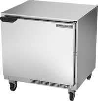 Beverage-Air 1-Section Undercounter Refrigerator with Solid Door, 32 Inch Wide, 7.2 Cu. Ft.