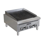 Thumbnail image #1 for Admiral Craft Equipment Corp. Black Diamond BDCTC-24 24-Inch Countertop Radiant Gas Charbroiler, 4 Burners, Natural Gas, 80,000 BTU