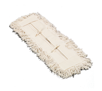 Carlisle Flo-Pac Natural Cotton 24 x 5 Inch Full Tie Back Washable Dust Mop Head Refill