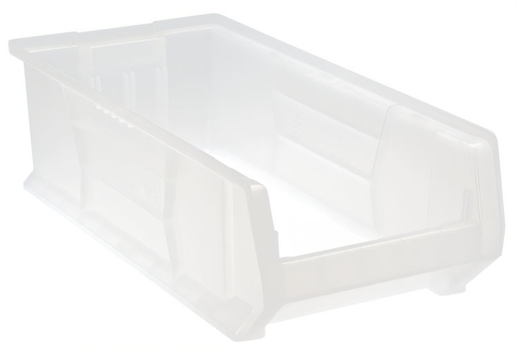 Product image #1 for Quantum Hulk 24-Inch Clear Stackable Polypropylene Storage Bin, 23-7/8 x 11 x 7 Inches
