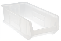 Quantum Hulk 24-Inch Clear Stackable Polypropylene Storage Bin, 23-7/8 x 11 x 7 Inches