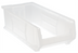 Thumbnail image #1 for Quantum Hulk 24-Inch Clear Stackable Polypropylene Storage Bin, 23-7/8 x 11 x 7 Inches