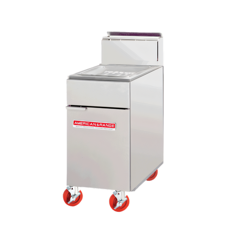 Product image #1 for American Range Range Match Fryer Drain Cabinet / Fry Dump Station with 12 x 20 Drainer Top and Storage Cabinet