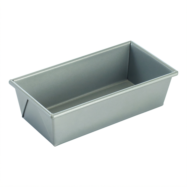 Product image #1 for Winco HLP-94 1 Lb Bread Loaf Pan, 9 x 4-1/2 x 2-3/4 Inches, Silicon Glazed Aluminized Steel