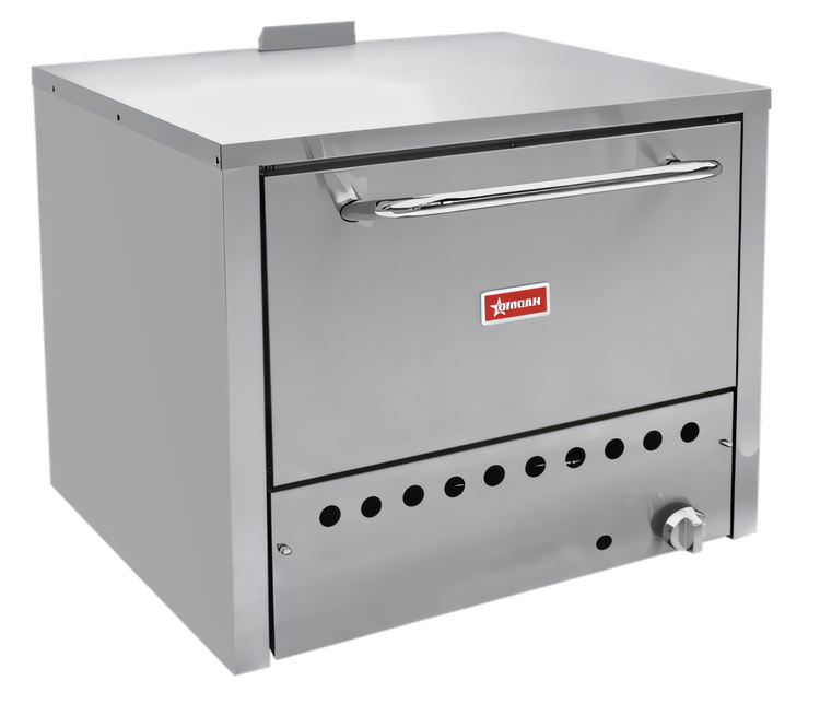 Product image #1 for Omcan USA Natural Gas Countertop Pizza Oven, 31-1/2 Inch Wide, 1 Deck