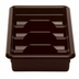 Thumbnail image #2 for Cambro Cambox Four-Compartment Cutlery Box, 11-3/8 x 20-1/16 x 3-3/4 Inches, Dark Brown