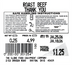 Thumbnail image #1 for Globe Ingredient Labels for GSP30A/GSP30B Scales, 2.36 x 3.15 Inch
