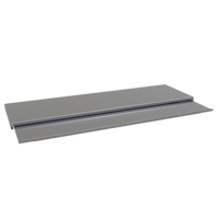 Glastender 36-Inch Stainless Steel Two-Piece Sliding Underbar Ice Bin Cover for 24-Inch-Deep Bins