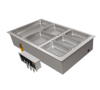 Hatco HWBLI-2D Drop-In Modular/Ganged Heated Well with Drains, 2 Full-Size Pan Capacity