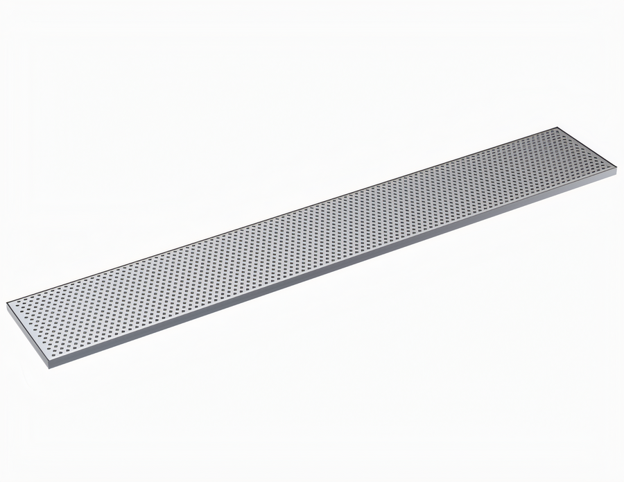 Product image #1 for Krowne 51-Inch x 8-Inch Brushed Stainless Steel Drip Tray