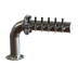 Thumbnail image #1 for Perlick 4062-8L L Brew Pipe Left-Mount Countertop Glycol-Cooled 8-Faucet Draft Beer Tower