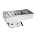 Thumbnail image #1 for Atlas Metal WCM-HP-4 4-Pan Hot/Cold Drop-In Food Well with Self-Contained Refrigeration