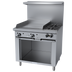 Thumbnail image #1 for Garland G Starfire Pro 36-Inch Gas Restaurant Range with 2 Open Burners, 24-Inch Griddle, and Storage Base