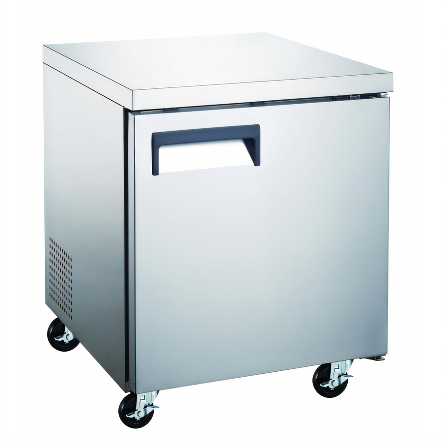 Product image #1 for Black Diamond 1-Section Undercounter Refrigerator with Solid Door, 27-Inch Wide, 5.5 Cu. Ft., Stainless Steel Worktop