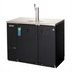 Thumbnail image #1 for Everest Refrigeration Two-Section Back Bar and Direct Draw Keg Refrigerator Combo, 49 Inch Wide, 13.0 Cu. Ft., 1 Half Barrel Keg Capacity