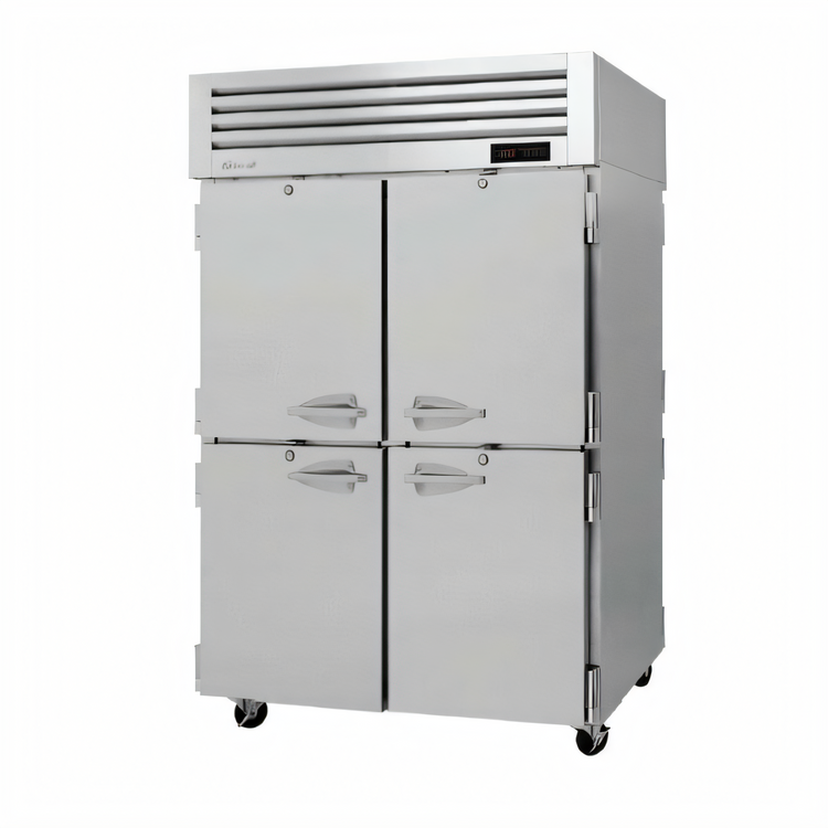 Product image #1 for Turbo Air PRO Series Pass-Thru Two-Section Heated Holding Cabinet with 8 Half Solid Doors, 48.7 Cu. Ft.