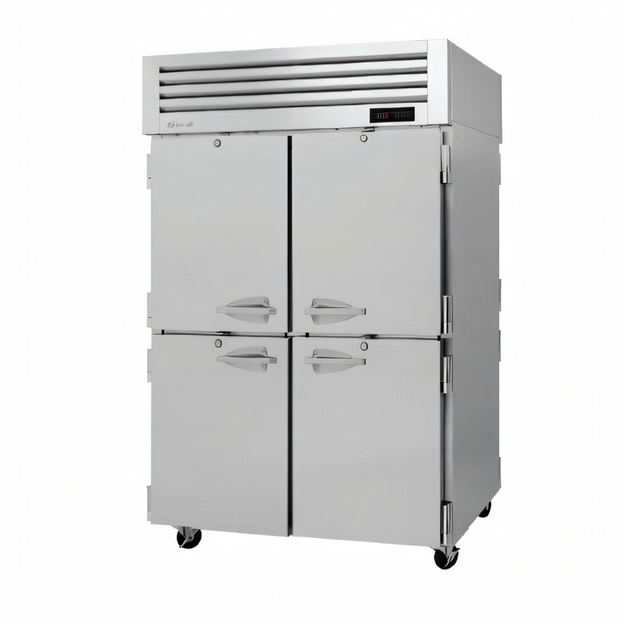 Product image #1 for Turbo Air PRO Series Pass-Thru Two-Section Heated Holding Cabinet with 8 Half Solid Doors, 48.7 Cu. Ft.