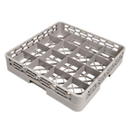 Thumbnail image #1 for Crestware RBC16 Full-Size 16-Compartment Gray Textured Polymer Dishwasher Rack Base Case of 6