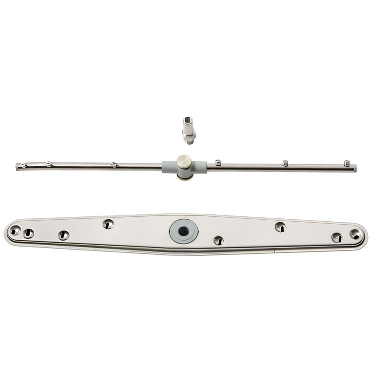 Product image #1 for Stainless Steel Dish Machine Wash/Rinse Arm Assembly, Top and Bottom Set