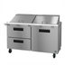 Thumbnail image #1 for Hoshizaki Steelheart 60-Inch Two-Section Mega Top Prep Refrigerator with One Door and Two Drawers