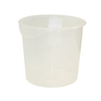 Thumbnail image #1 for Rubbermaid FG572724CLR 18 Qt Clear Polypropylene Deep Round Food Storage Container, Container Only Case of 6