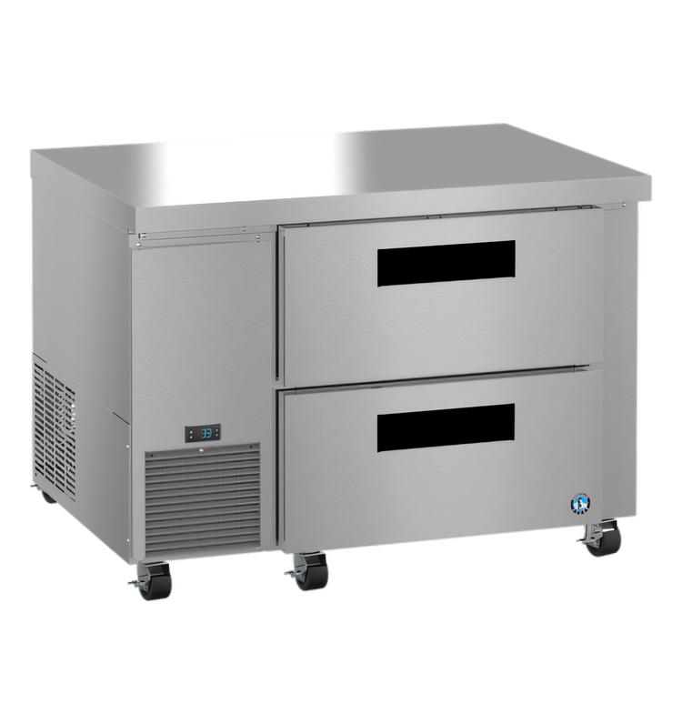 Product image #1 for Hoshizaki Steelheart 46-Inch Undercounter Two-Drawer Refrigerator, 11.78 Cu. Ft., Side-Mounted Self-Contained Refrigeration