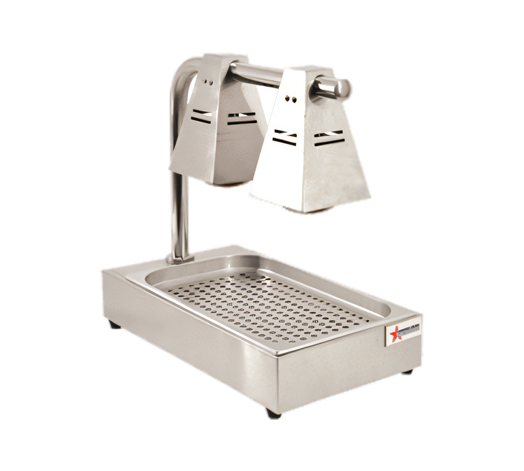 Product image #1 for Omcan Countertop Double Bulb Chip Dump Station