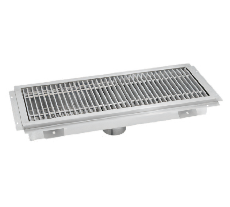 Product image #1 for Advance Tabco FTG-760 60-Inch Stainless Steel Floor Trough with Subway-Style Grating