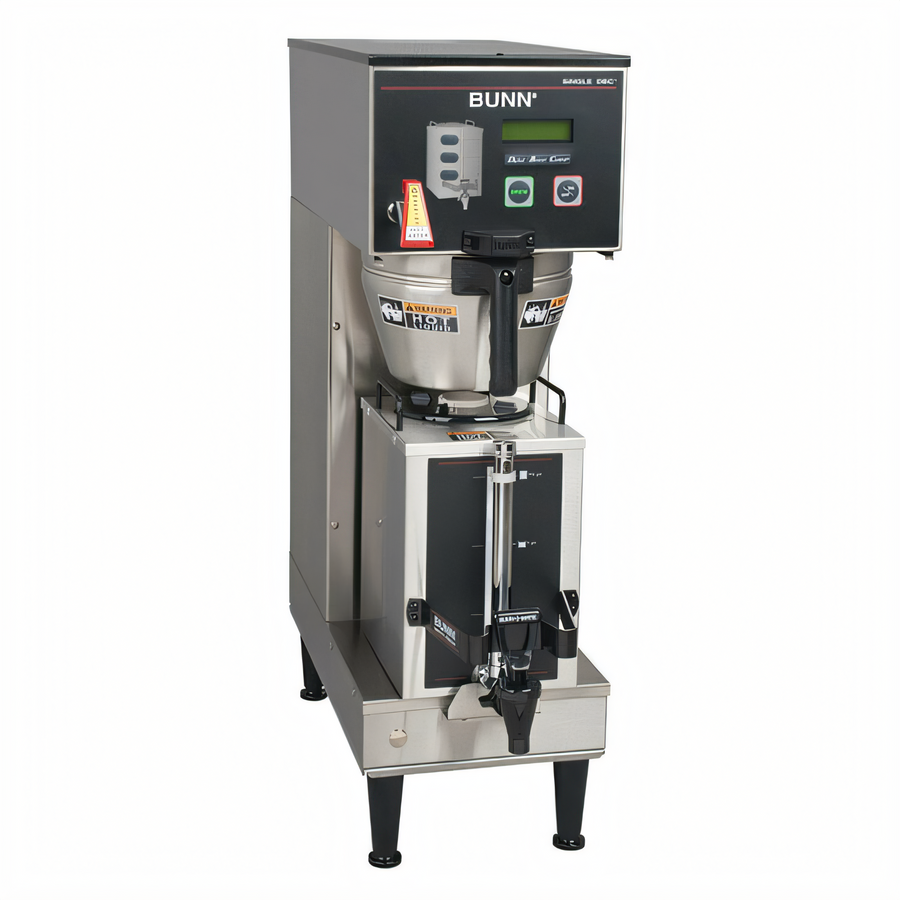 Product image #1 for BUNN BrewWISE Single GPR DBC Satellite Coffee Brewer with GPR Server, Dual Voltage Adaptable, 12.5 Gallons/Hour