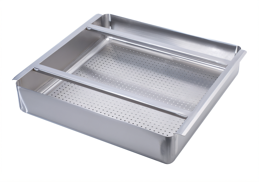 Product image #1 for Krowne 20 x 20 Inch 4-Inch Deep 304 Stainless Steel Pre-Rinse Basket