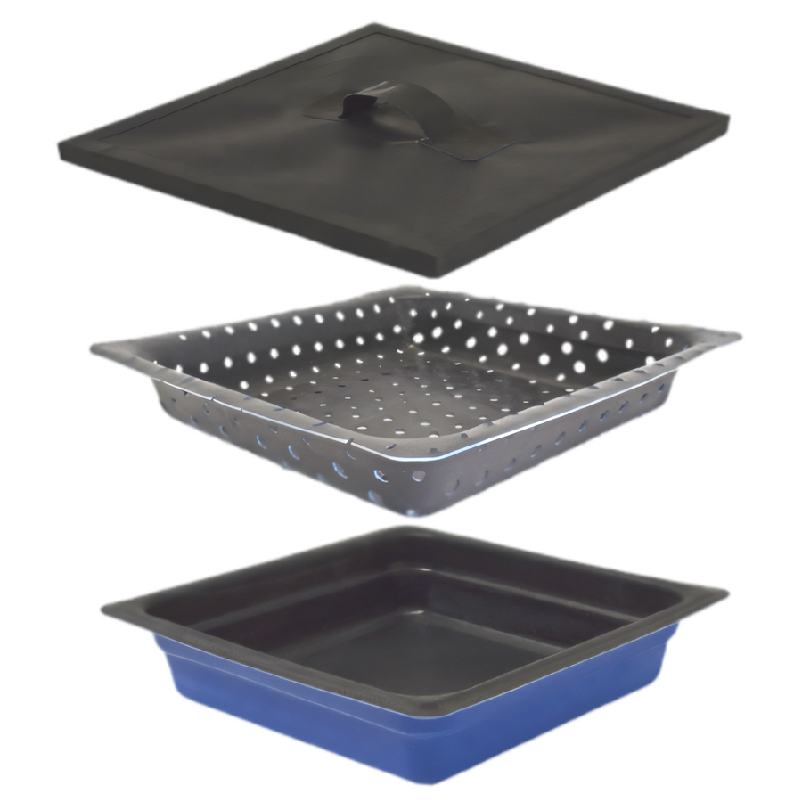 Product image #1 for Prática Steamer 3-Piece Cooking Pan Set for Speed Ovens