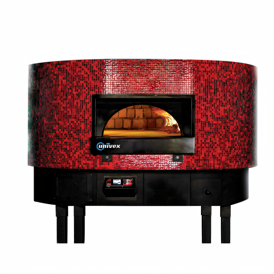Product image #1 for Univex Rotating Dome Gas Pizza Oven, 59-Inch Round Chamber, 14 x 12-Inch Pizza Capacity, 208V 3-Phase